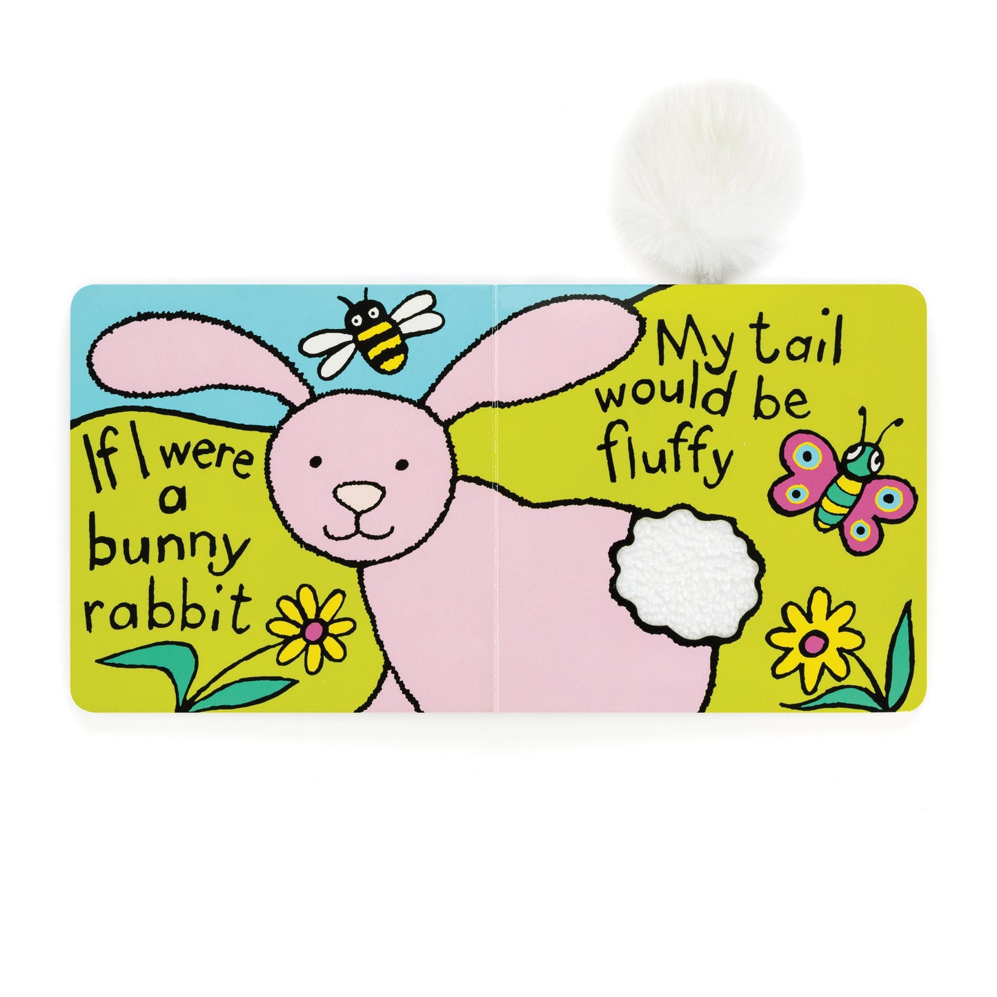 If I Were A Rabbit Board Book - Pink