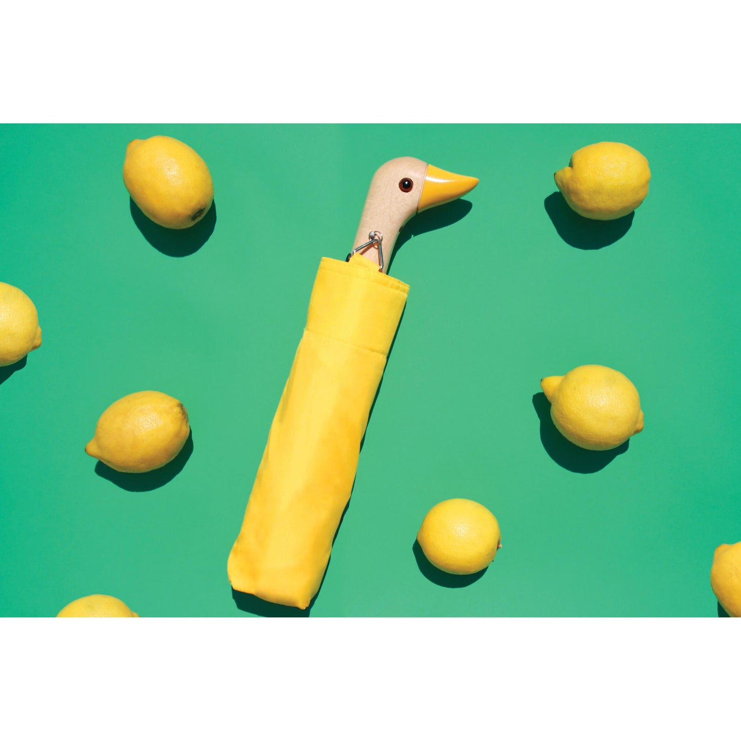 Compact Duck Umbrella - Yellow