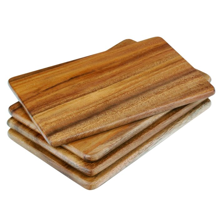 Acacia Wood Serving Board - Set of 4