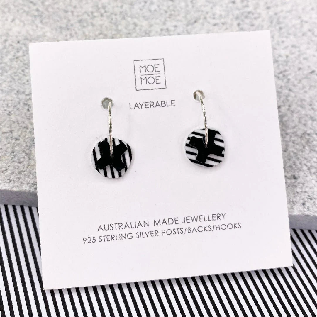 LUXE Fusion Kiss Me Hoop Earrings