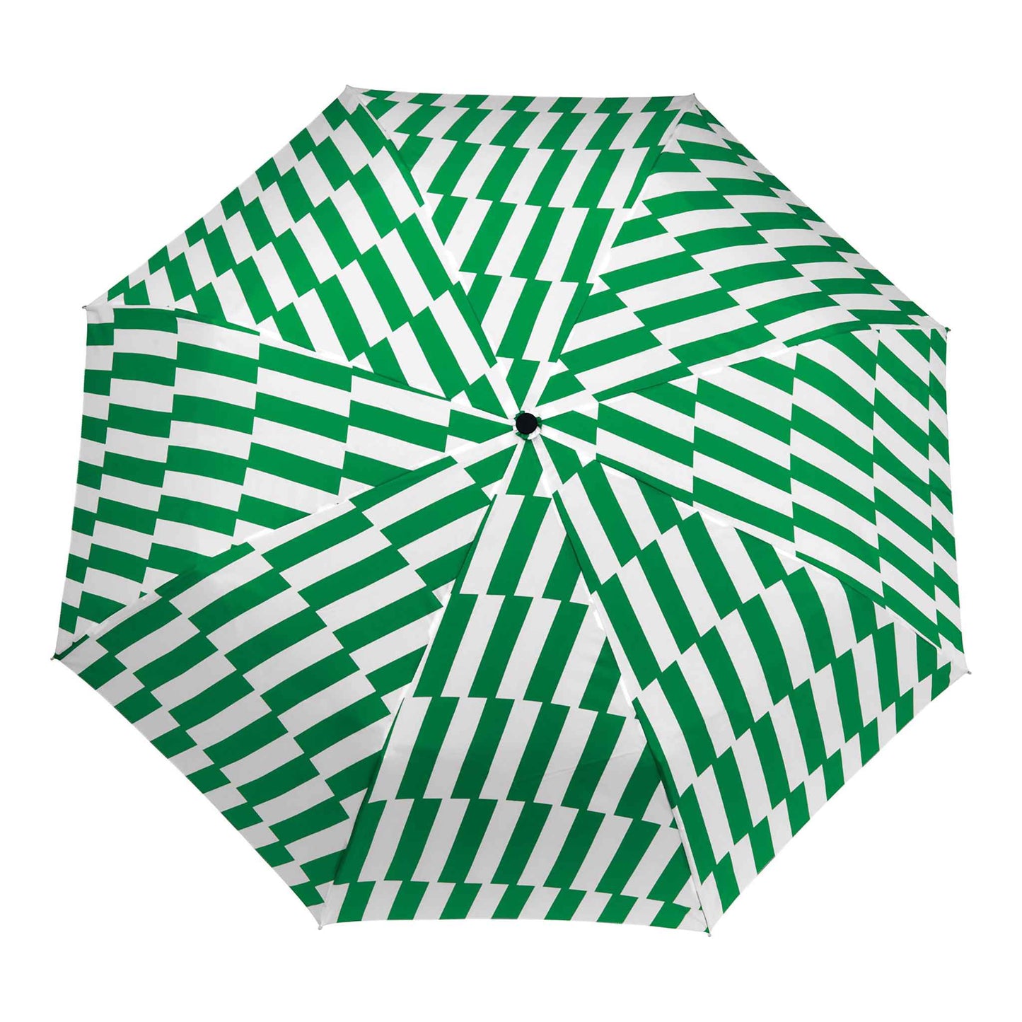 Compact Duck Umbrella - Kelly Bars Print