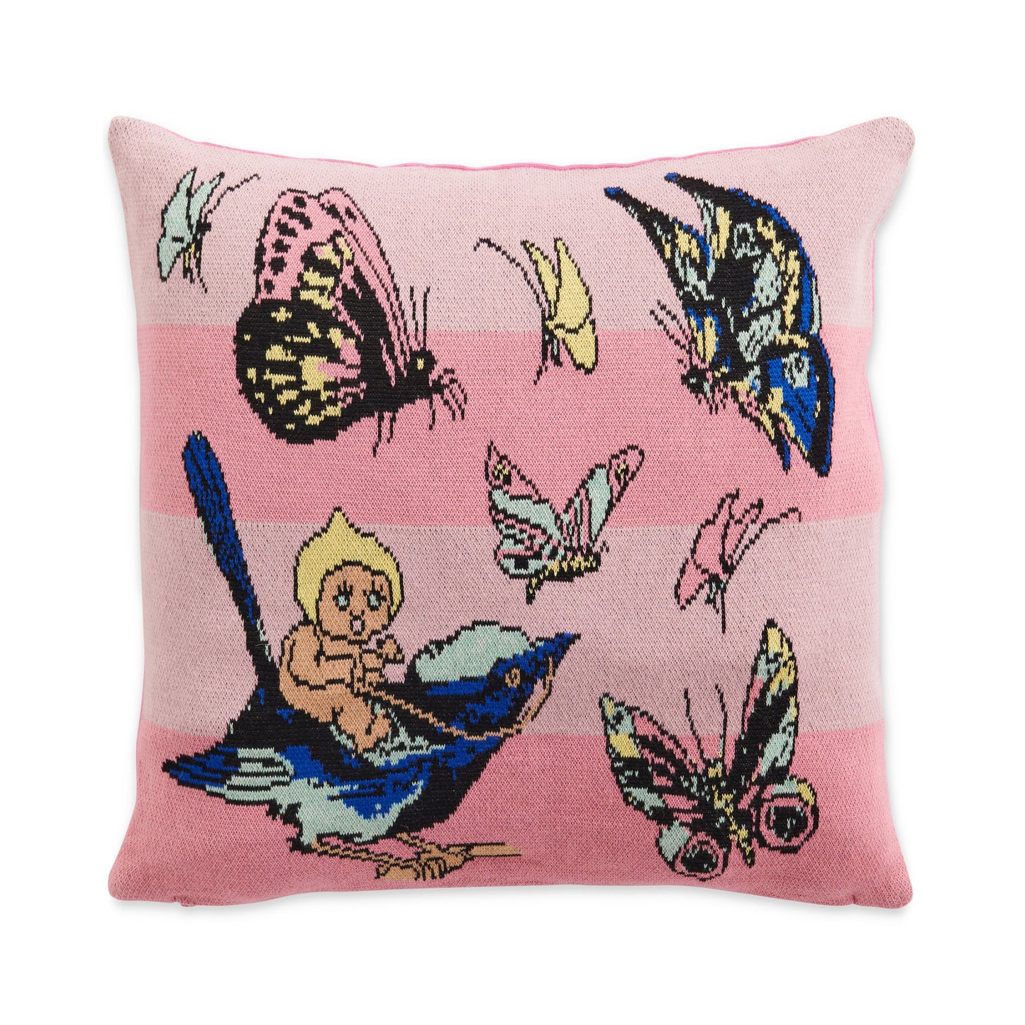 Kip&Co x May Gibbs Fly Baby Knitted Cushion