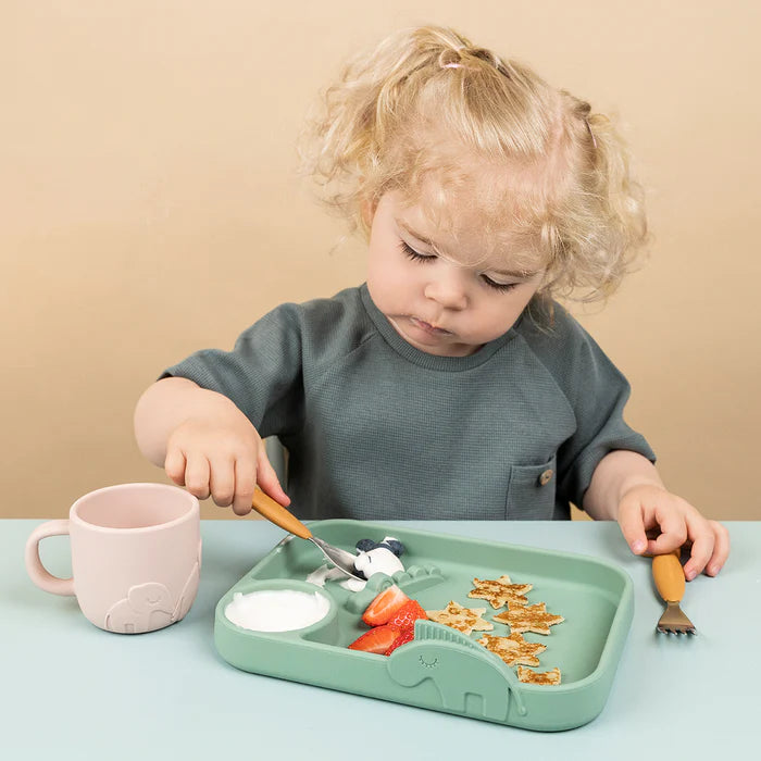 Easy Grip Cutlery Set - Mustard