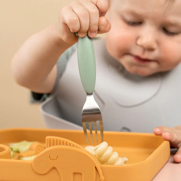 Easy Grip Cutlery Set - Green