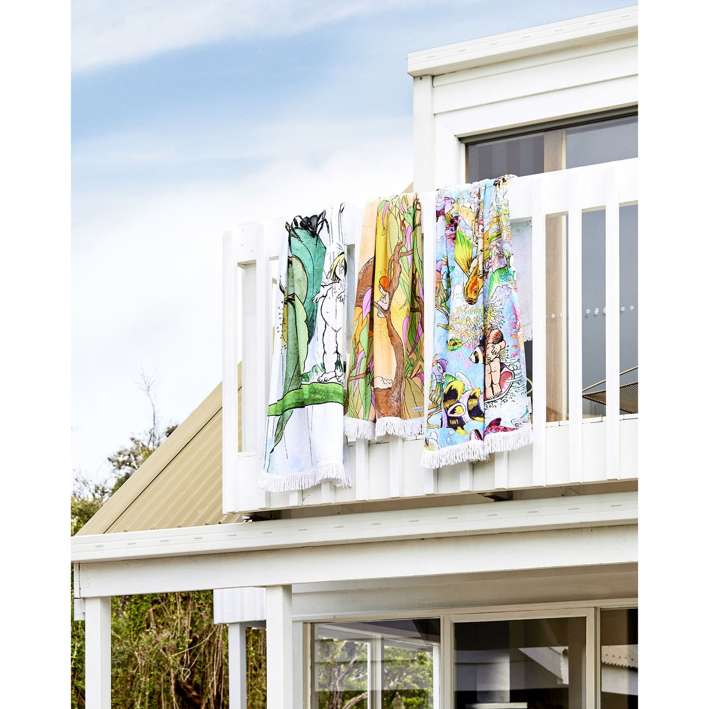 Kip&Co x May Gibbs Sun Shower Terry Beach Towel