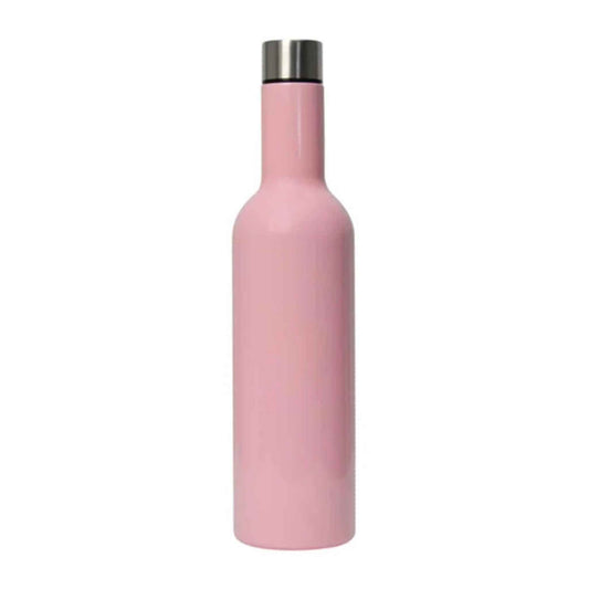 Stainless Steel Wine Bottle - Gloss Candy