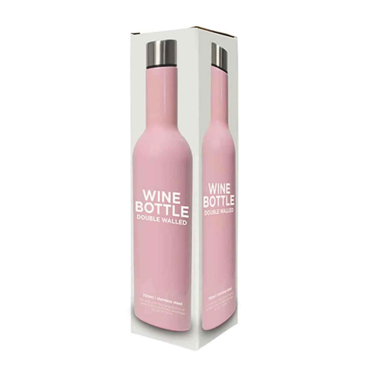Stainless Steel Wine Bottle - Gloss Candy
