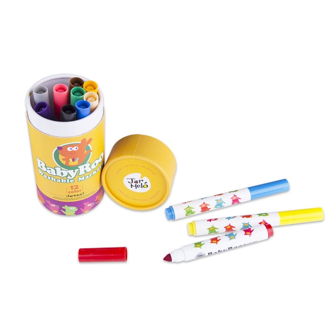 Jar Melo Baby Roo Washable Markers 12pc