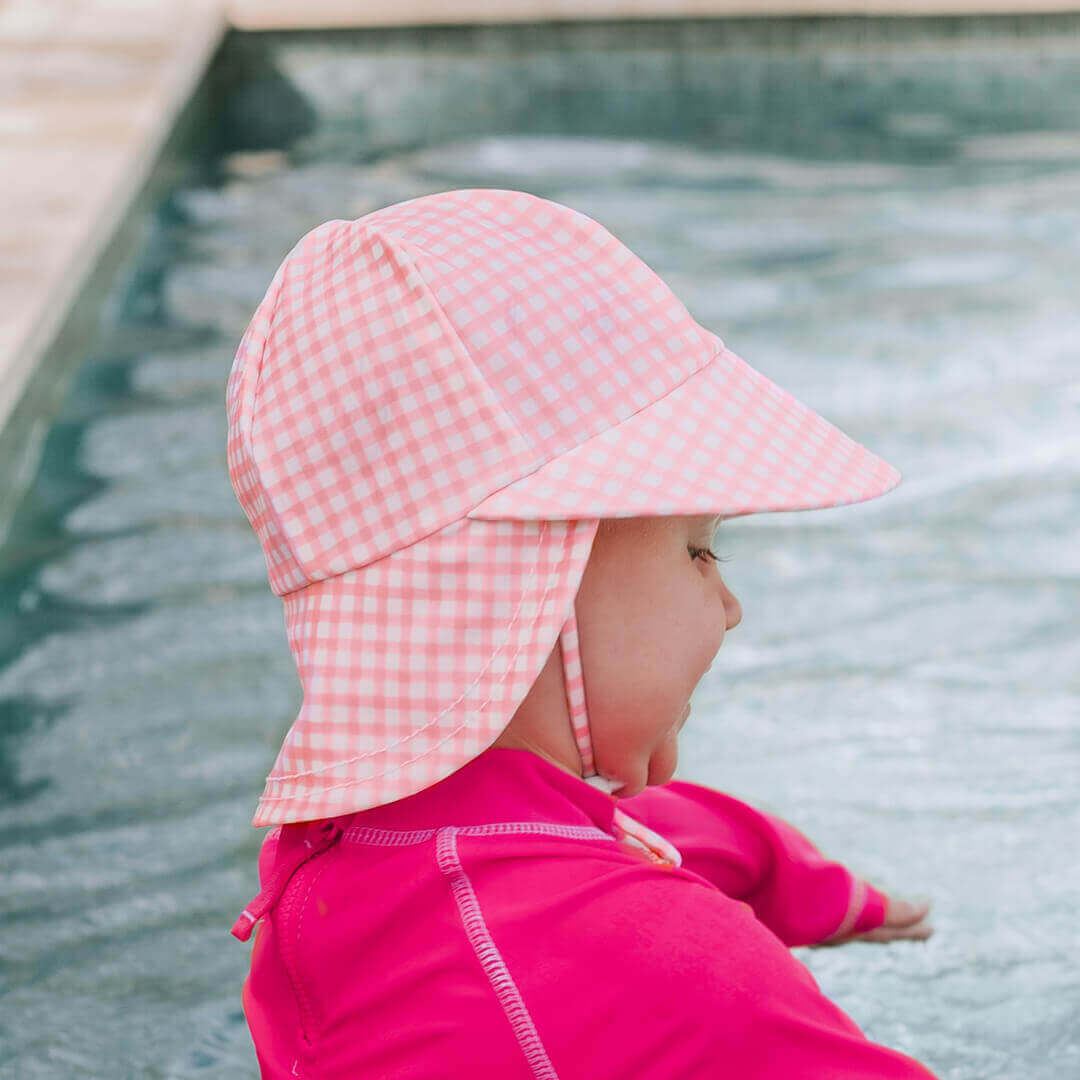 Kids Swim Legionnaire Flap Beach Hat - Skipper