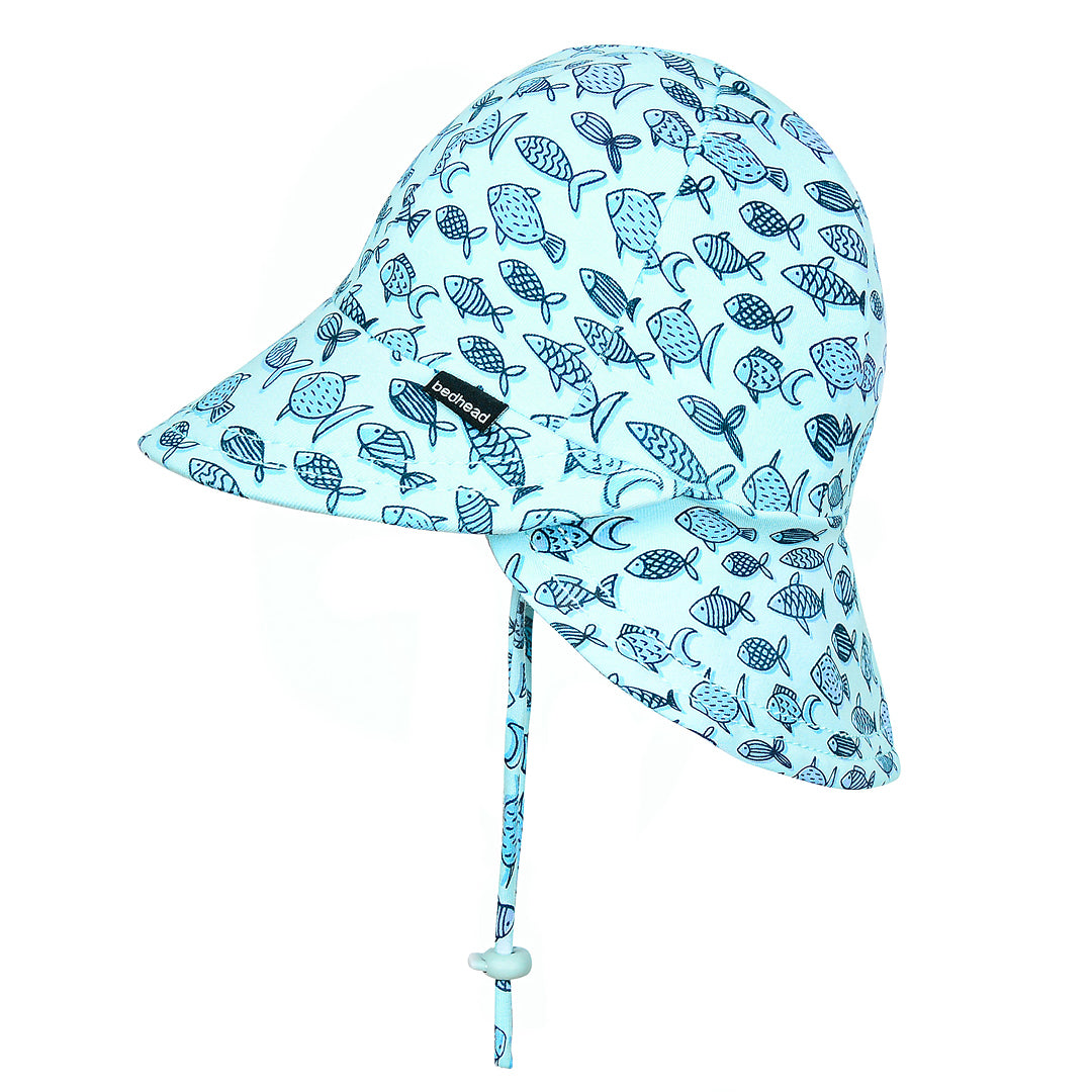 Legionnaire Flap Sun Hat - Fish