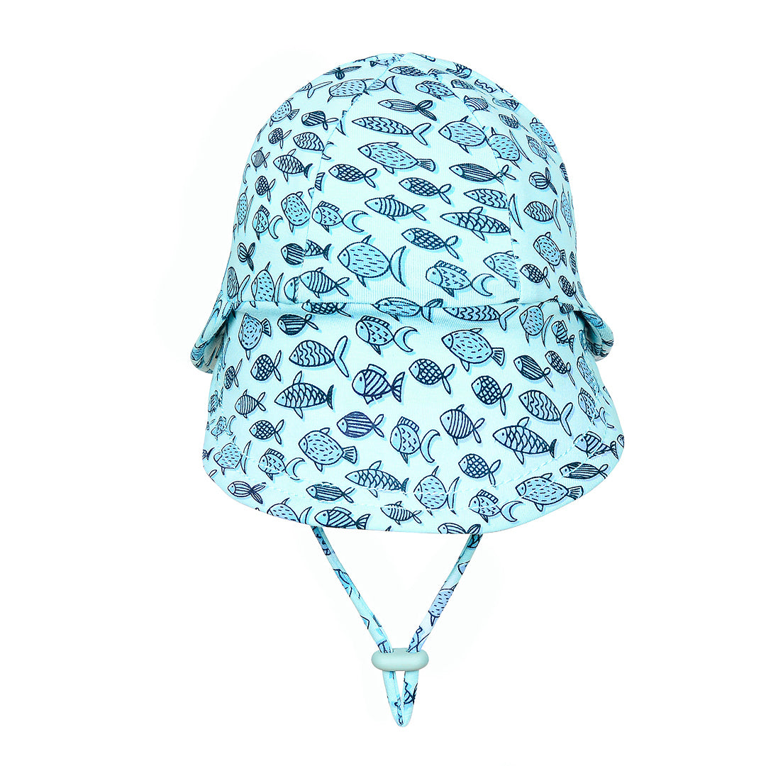 Legionnaire Flap Sun Hat - Fish
