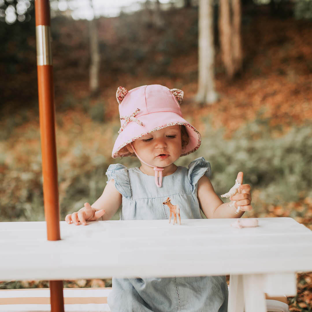 Toddler Bucket Hat - Kitty Blush