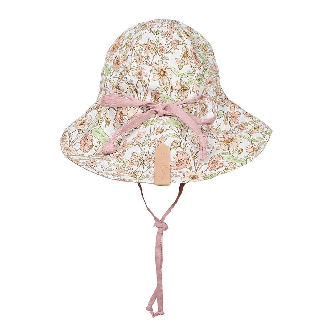 'Wanderer' Panelled Bucket Sun Hat - Poppy / Rosa