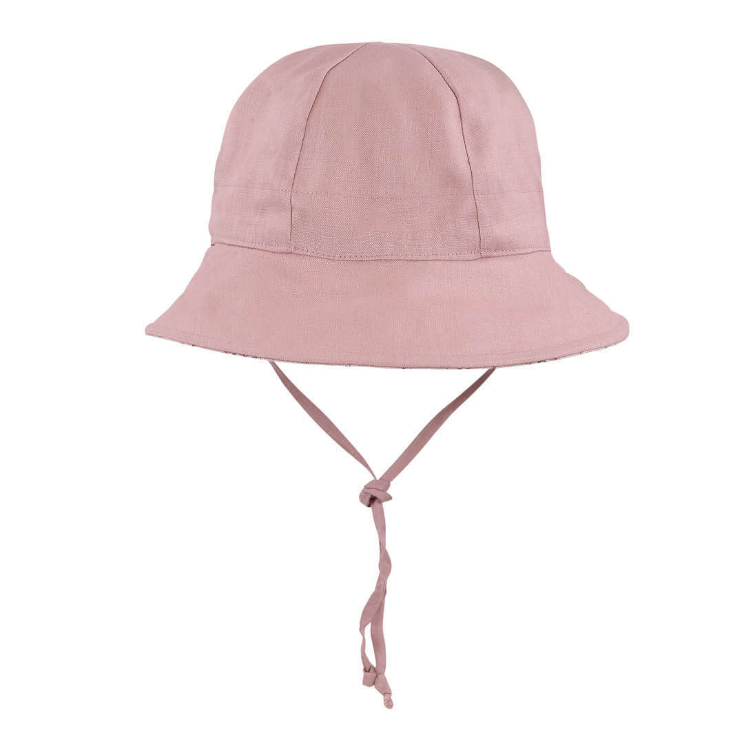 'Wanderer' Panelled Bucket Sun Hat - Poppy / Rosa