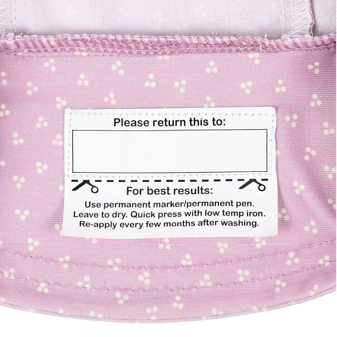Kids Swim Legionnaire Flap Beach Hat - Lila