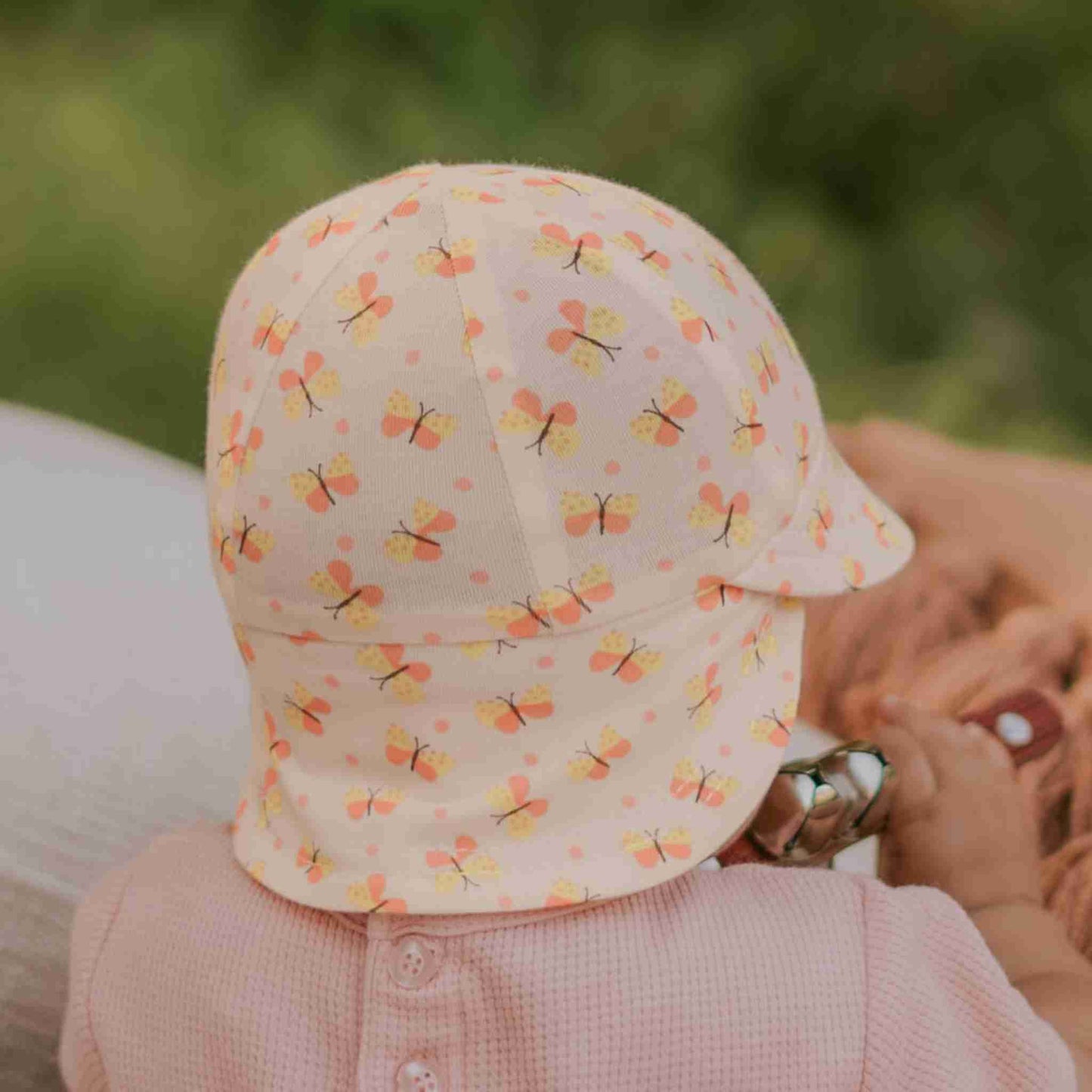 Legionnaire Flap Sun Hat - Butterfly