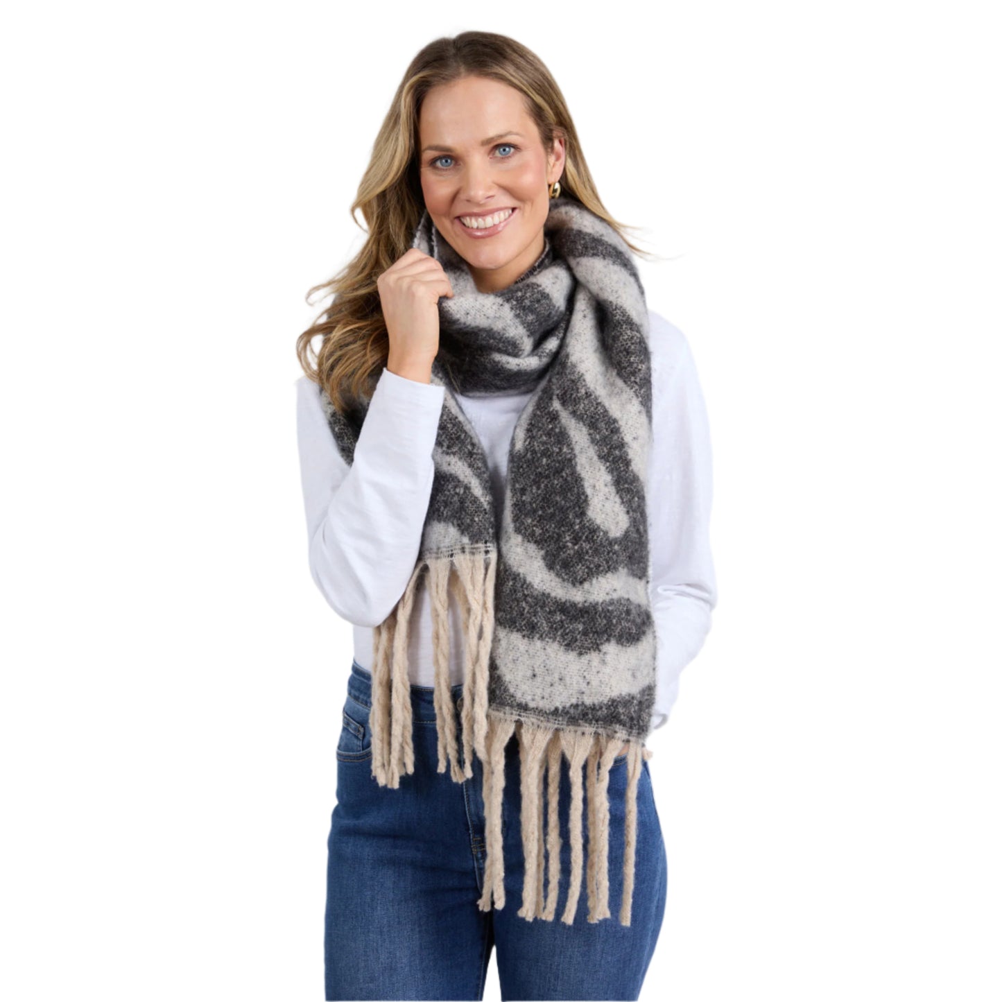 Zuri Scarf - Zebra Print