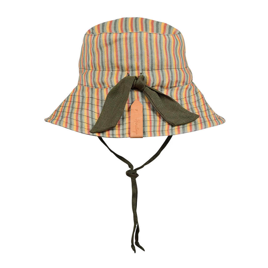 'Explorer' Kids Classic Bucket Sun Hat - Gwen / Moss