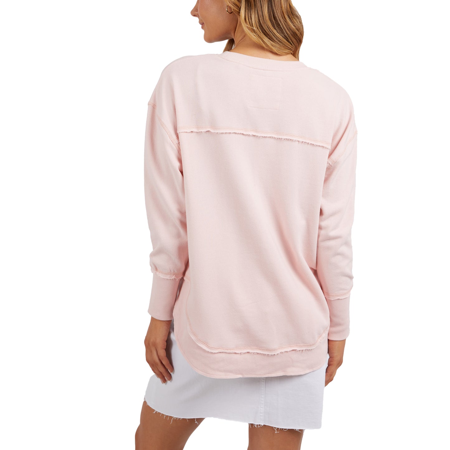 Foxwood Simplified Crew - Metallic Pale Pink