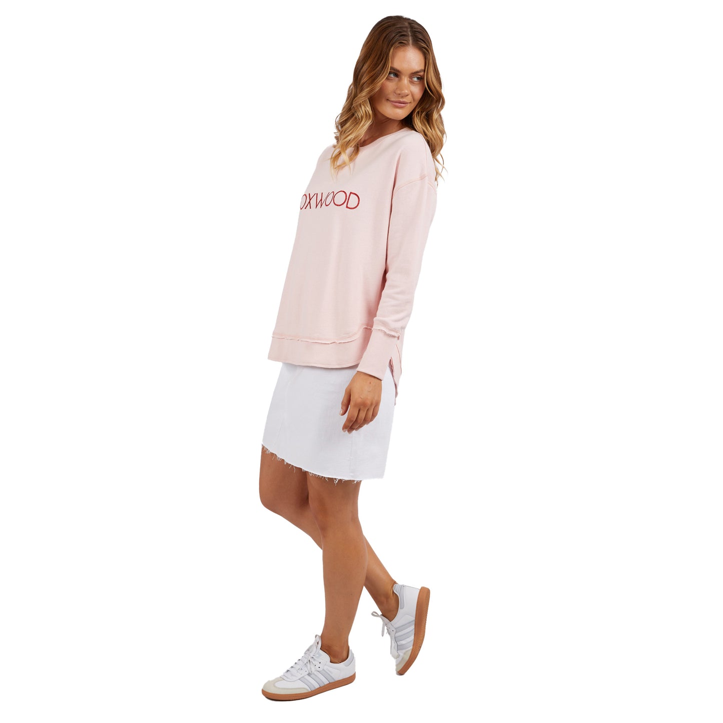 Foxwood Simplified Crew - Metallic Pale Pink