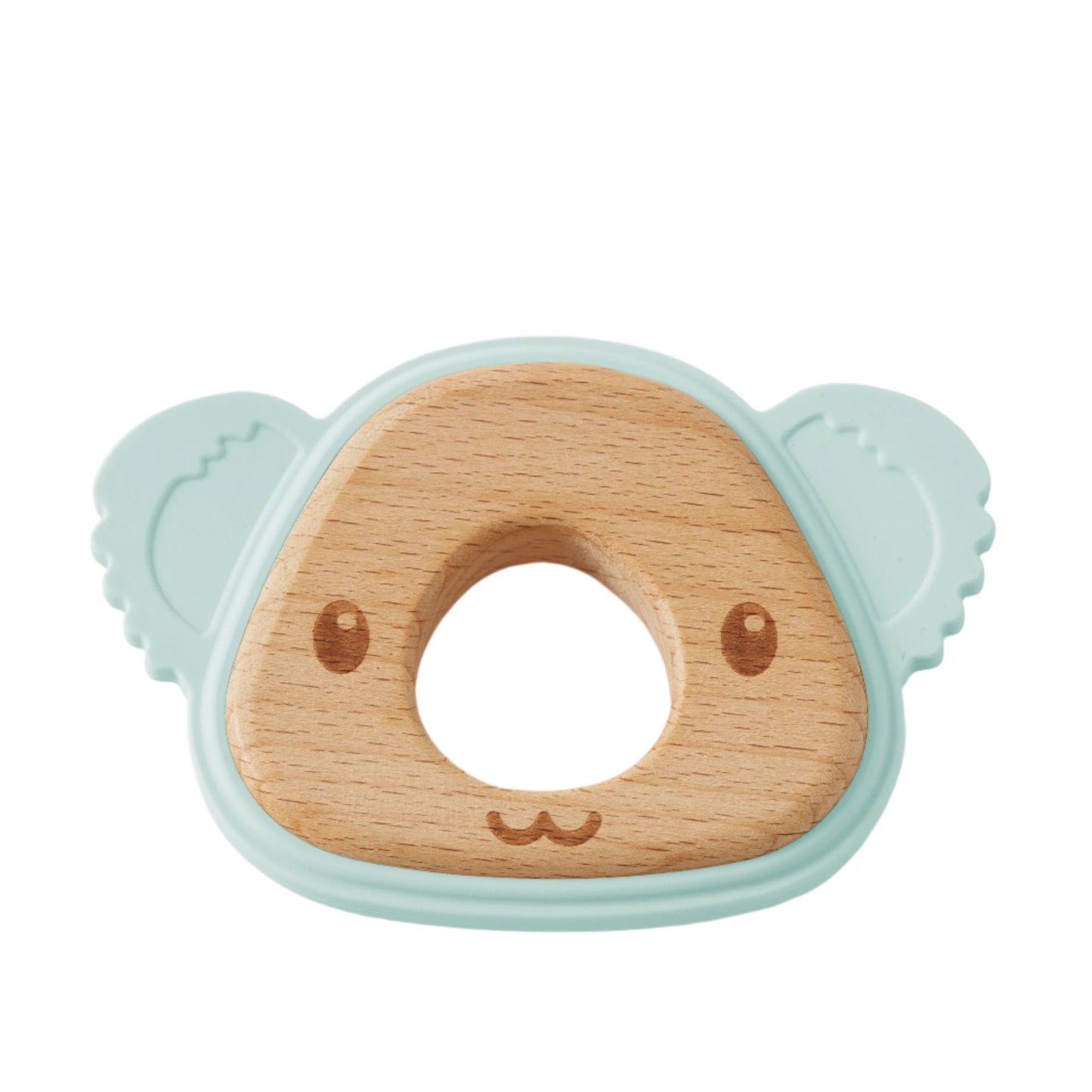 Riley Koala Silicone Teether - Peach Blue