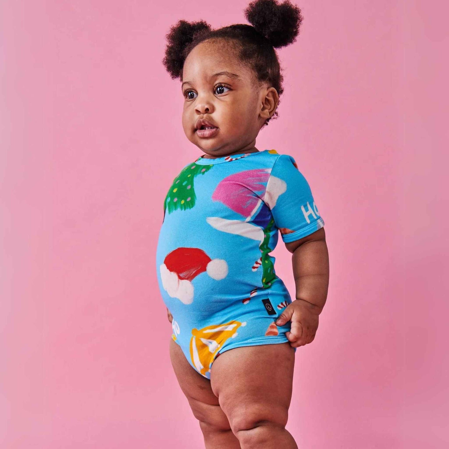 Christmas Icons Organic Short Sleeve Romper