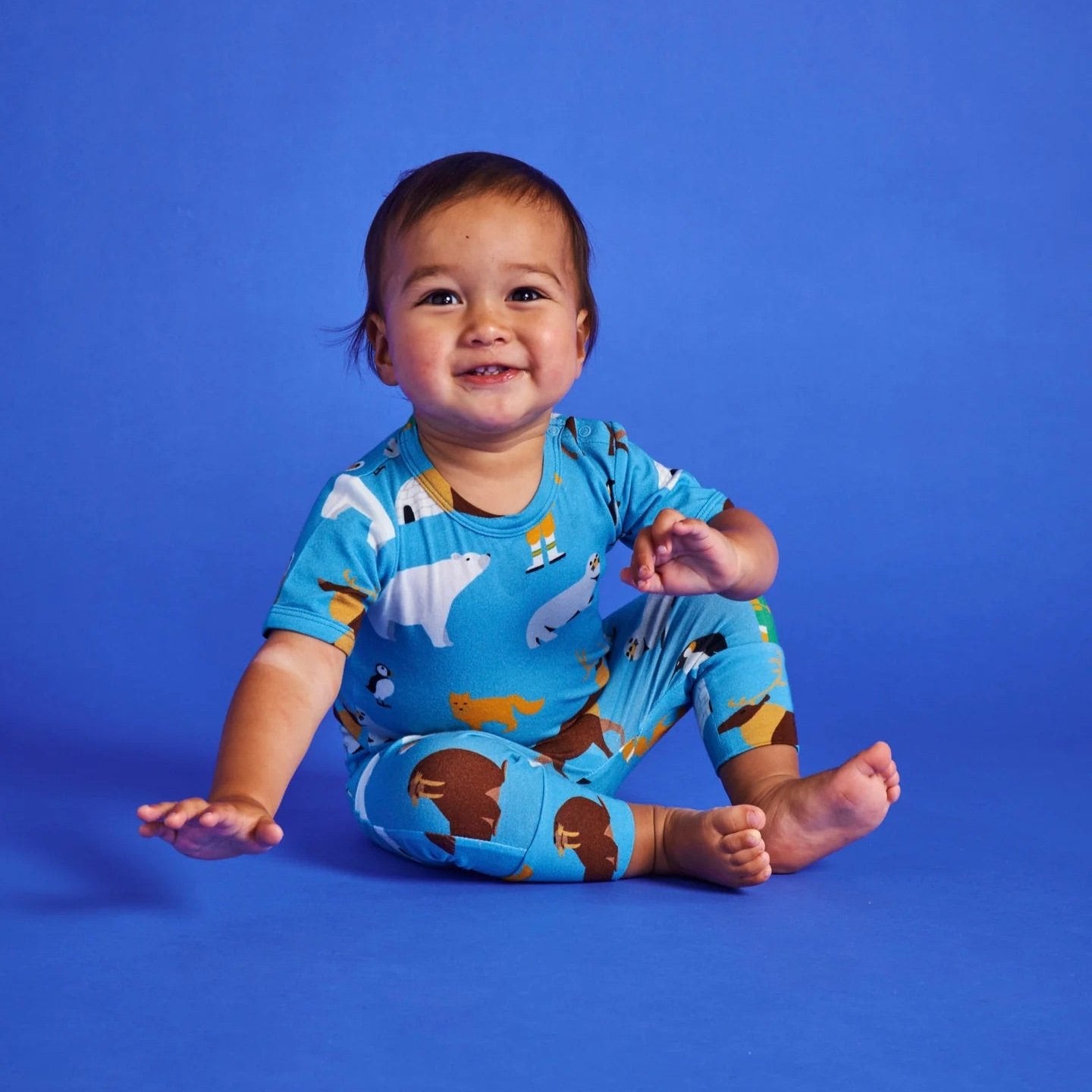 Arctic Circle Organic Short Sleeve Romper
