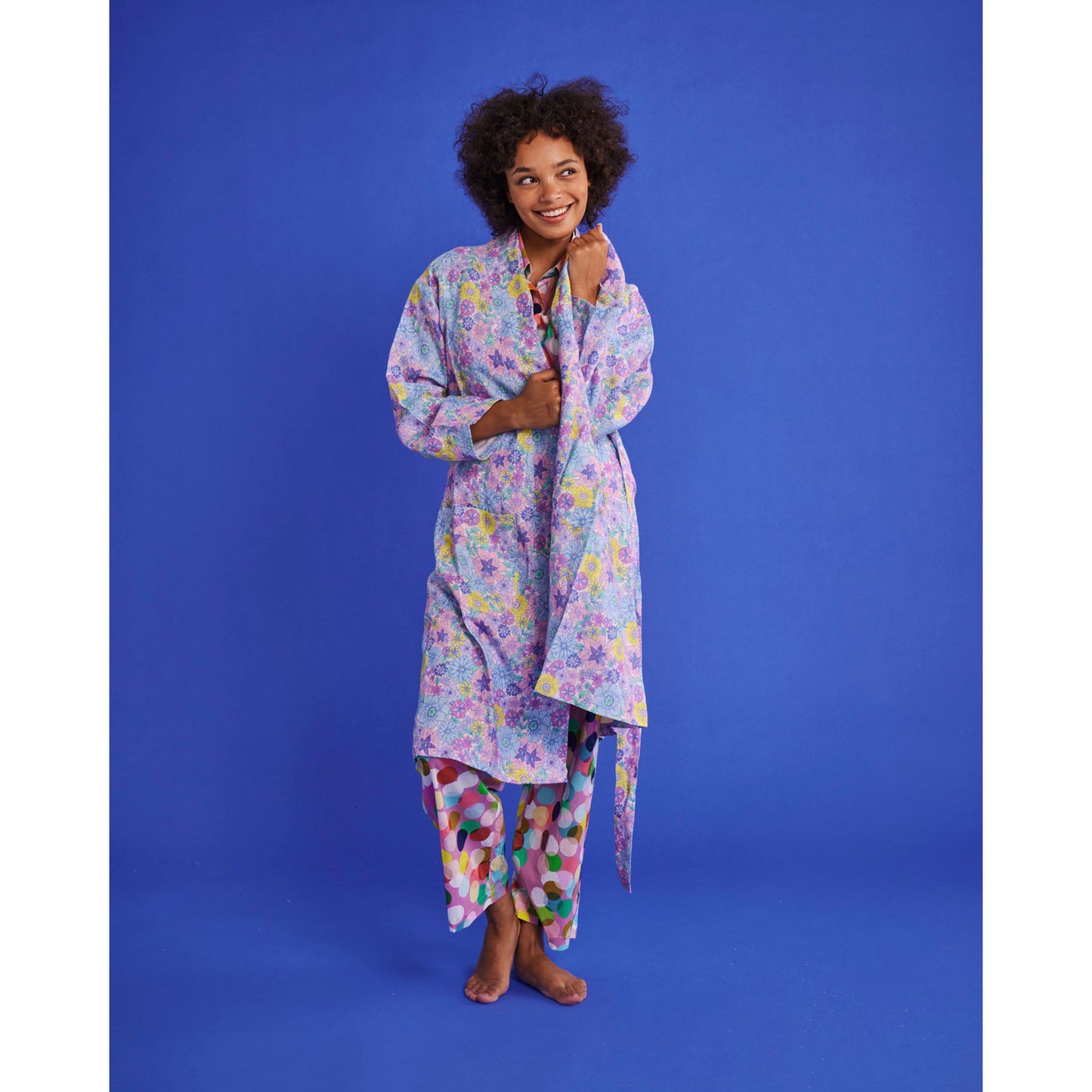 Bunch Of Fun Linen Robe