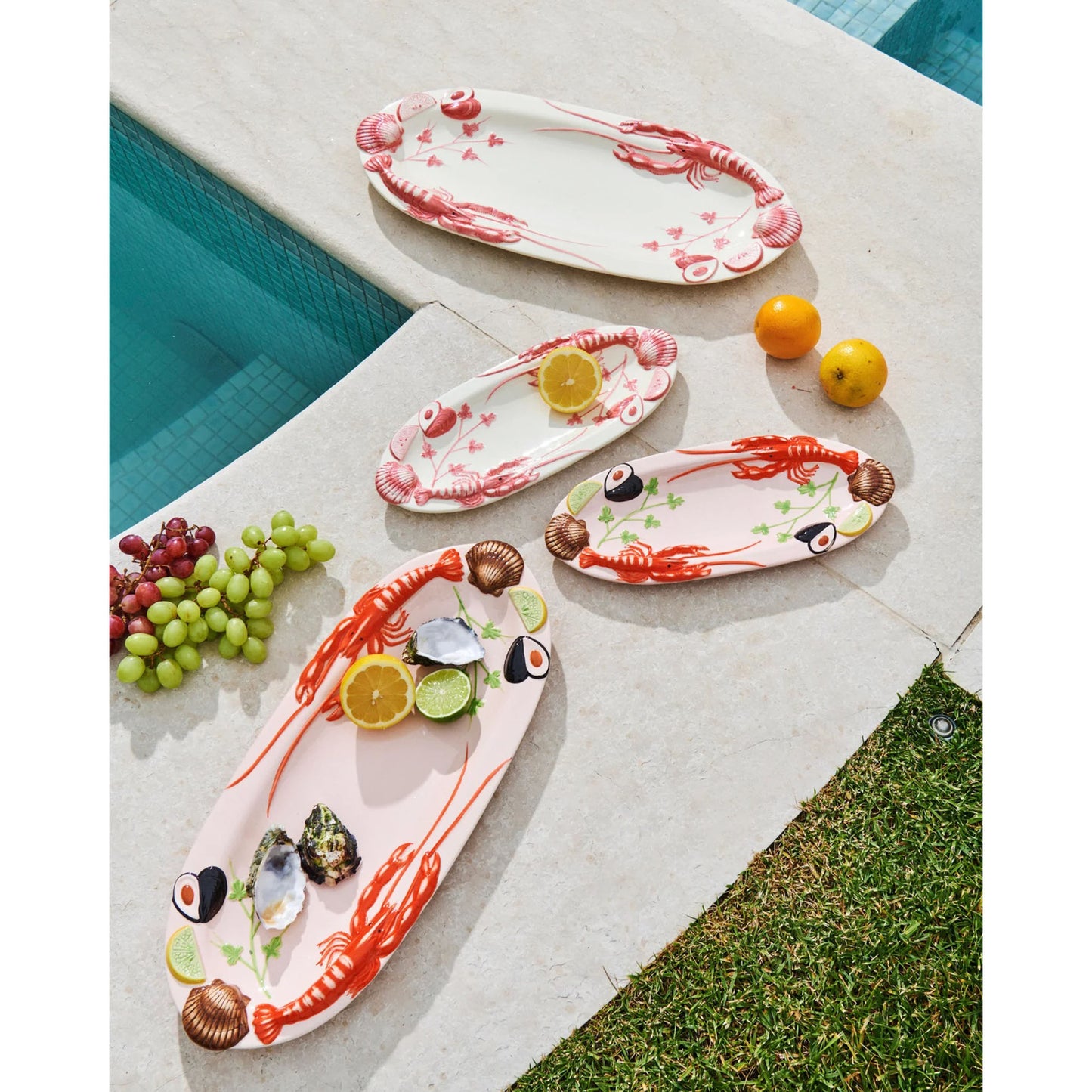 Feast Of The Seas Oval Platter - Large