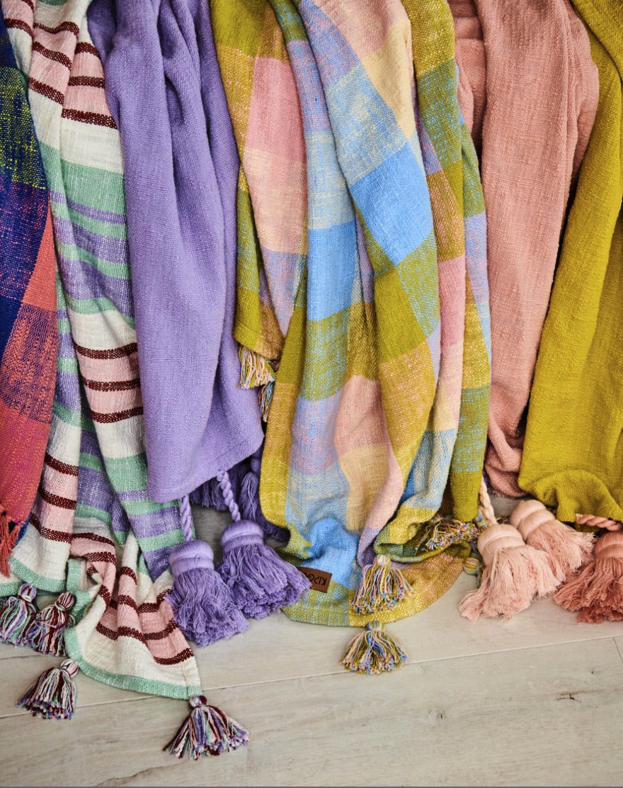 Corfu Tartan Woven Throw