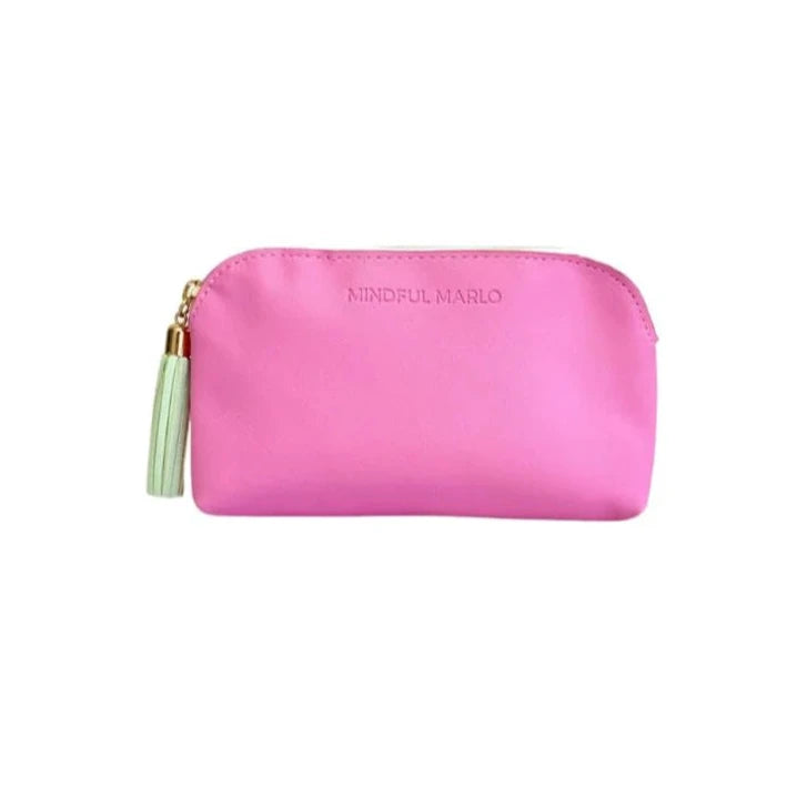 Pouch Makeup Bag - Berry / Mint