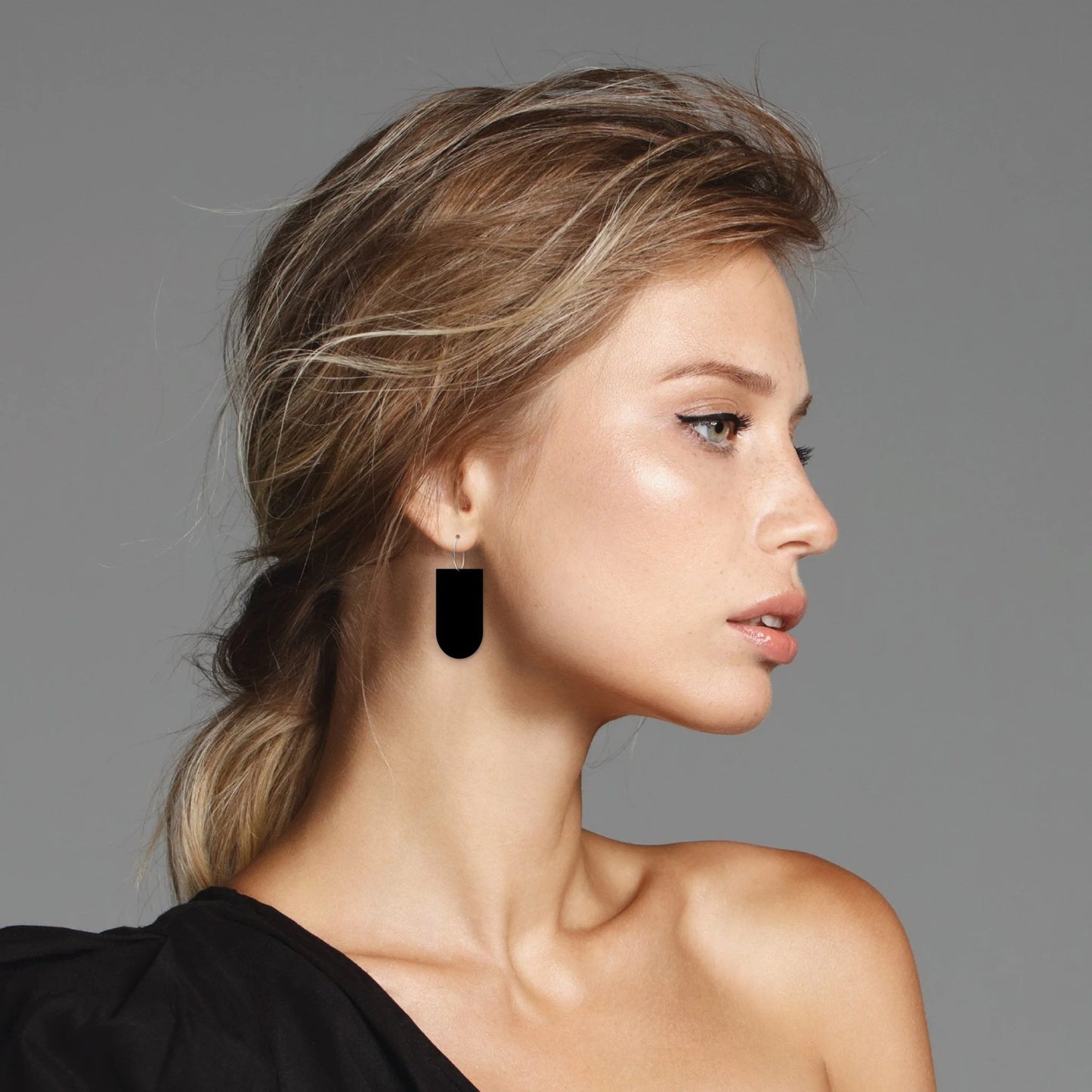 LUXE Ahoy Layered Floral Tab Hoop Earrings