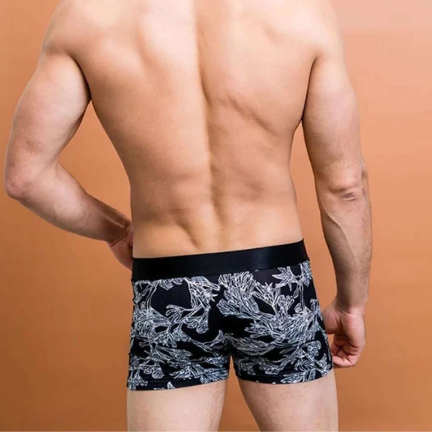 Kangaroo Paw Black Bamboo Underwear