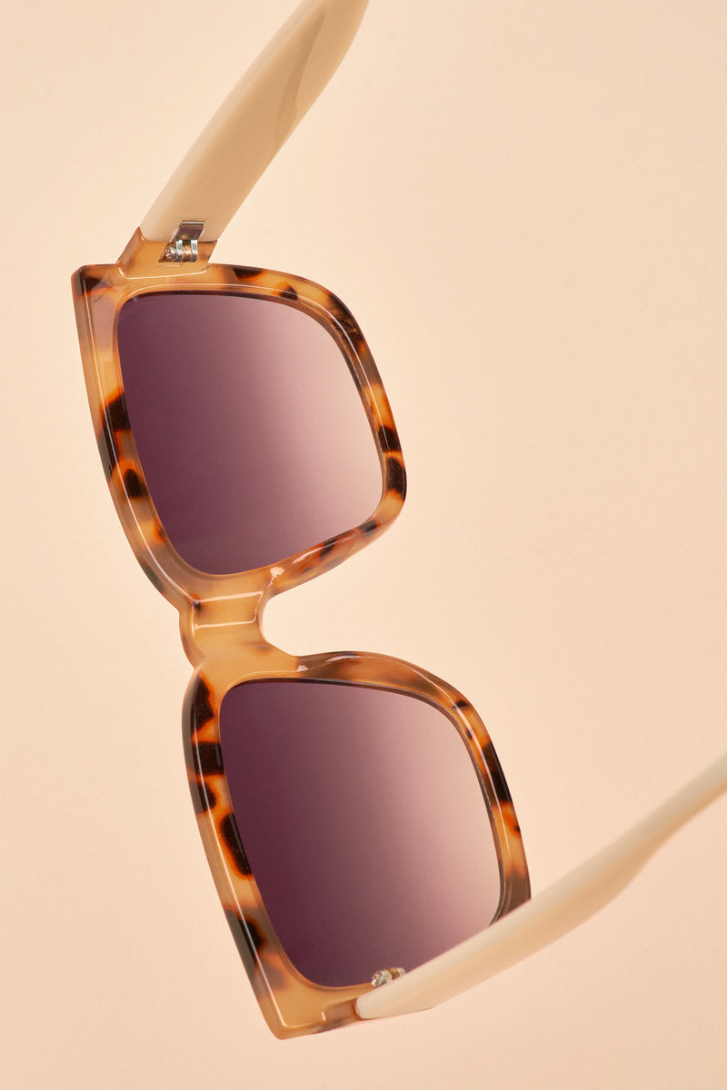 Luxe Ellery Sunglasses - Tortoiseshell / Coconut