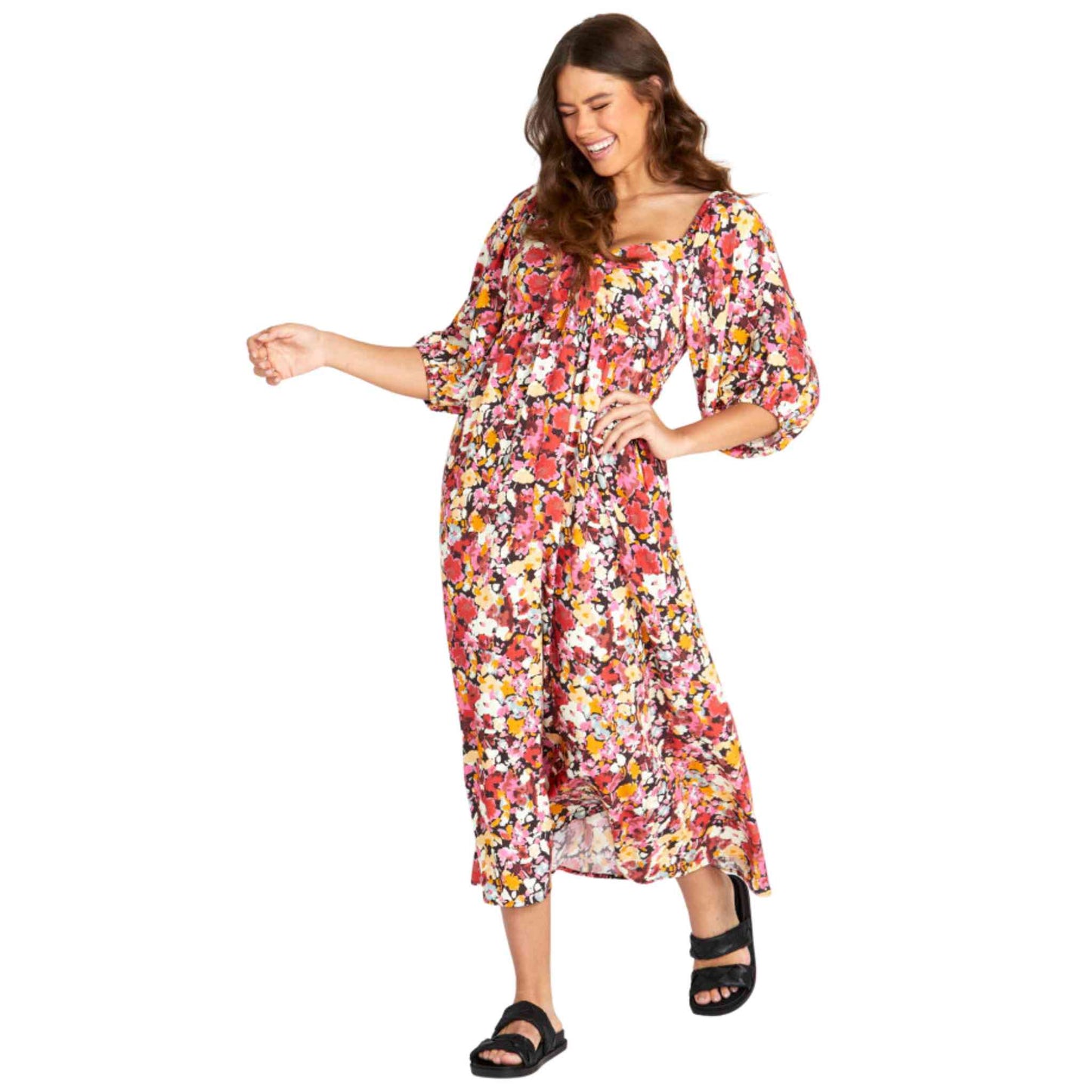 Arabella Maxi Dress - Flower Print