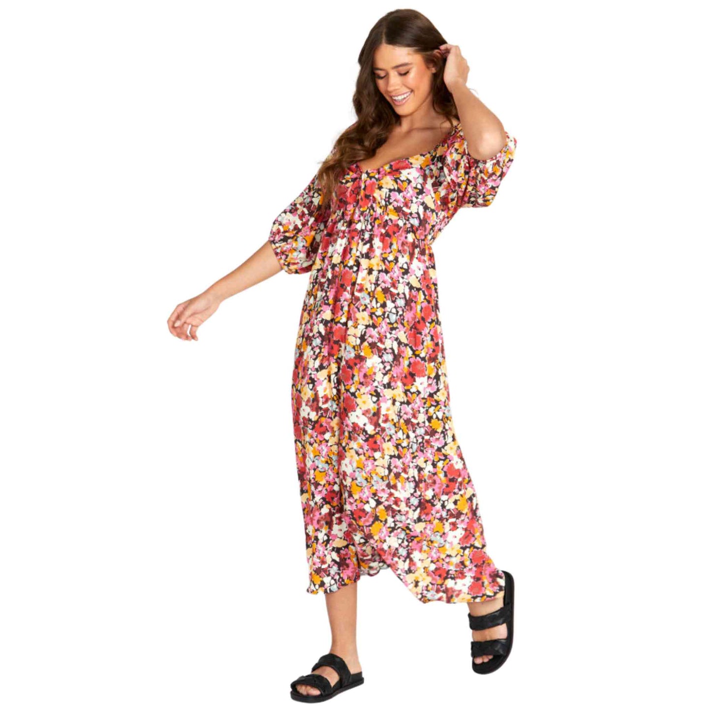 Arabella Maxi Dress - Flower Print