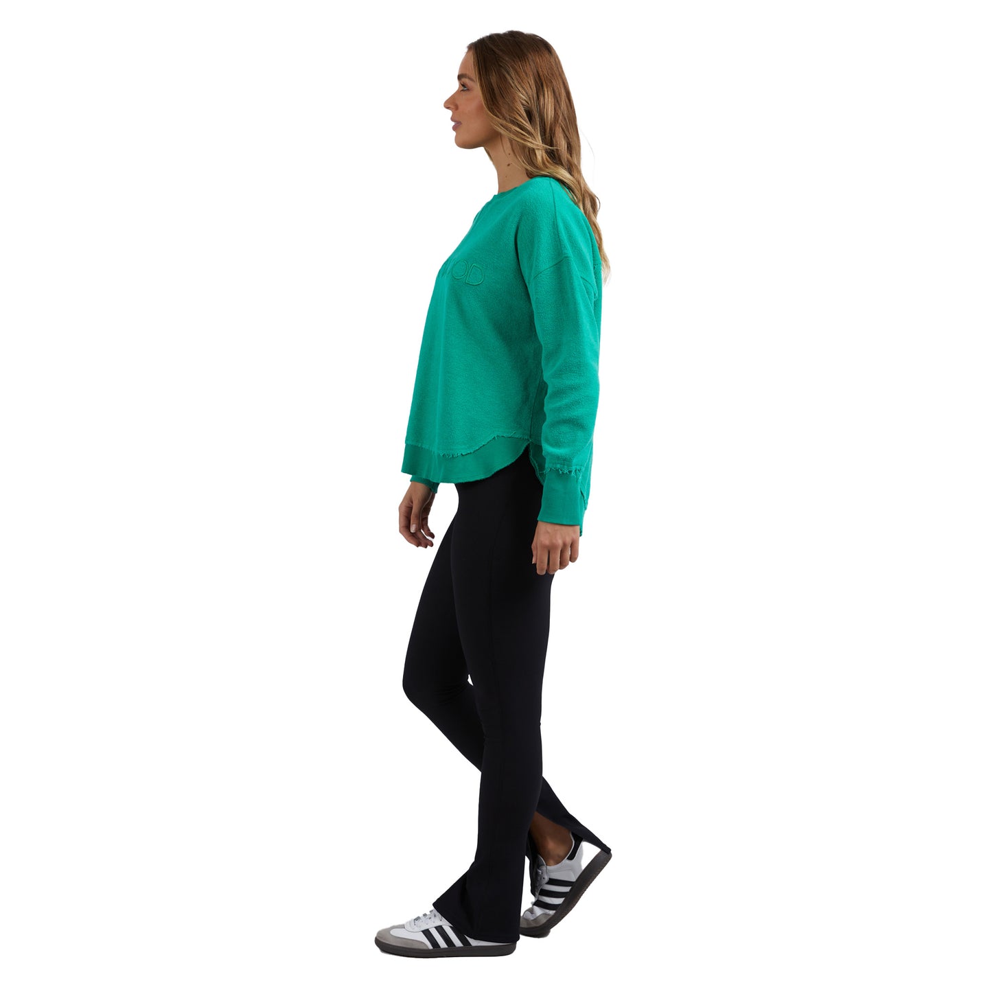 Foxwood Cozy Simplified Crew - Green