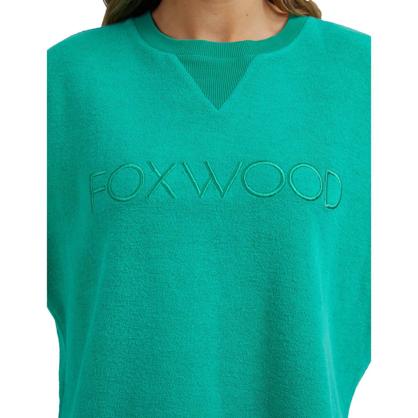 Foxwood Cozy Simplified Crew - Green