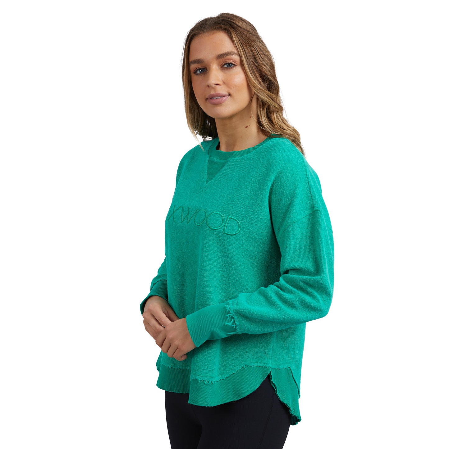 Foxwood Cozy Simplified Crew - Green