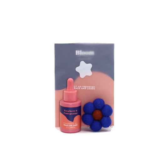Bloom Collection | Raspberry & Pomegranate Felt Air Freshener