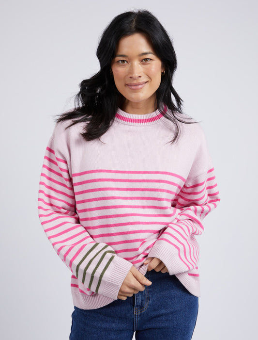 Penny Stripe Knit - Pink