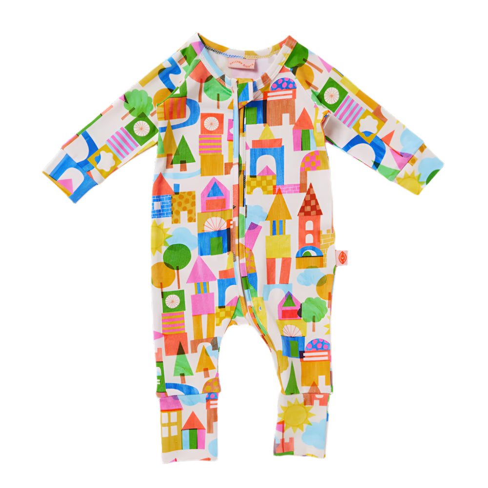 Castle Of Dreams Long Sleeve Zip Suit