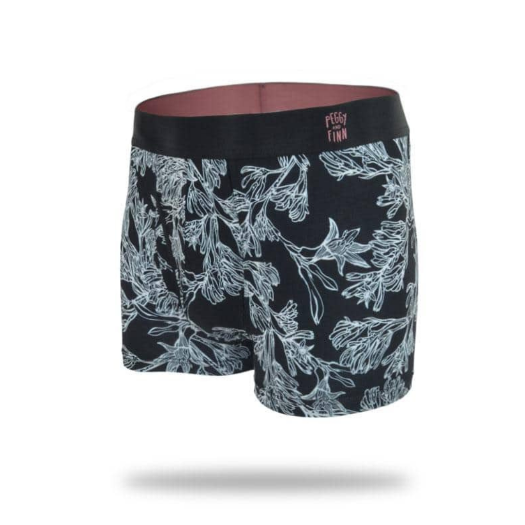 Kangaroo Paw Black Bamboo Underwear