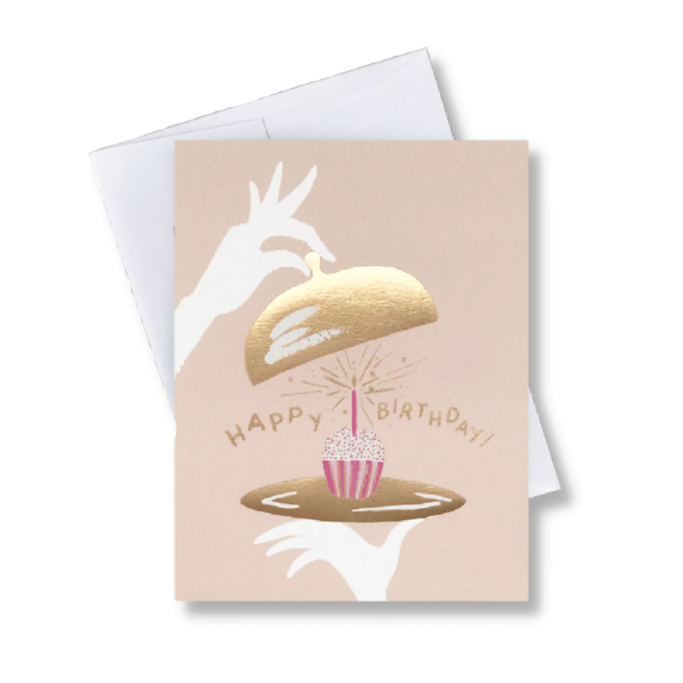 Sparkling Cupcake Card