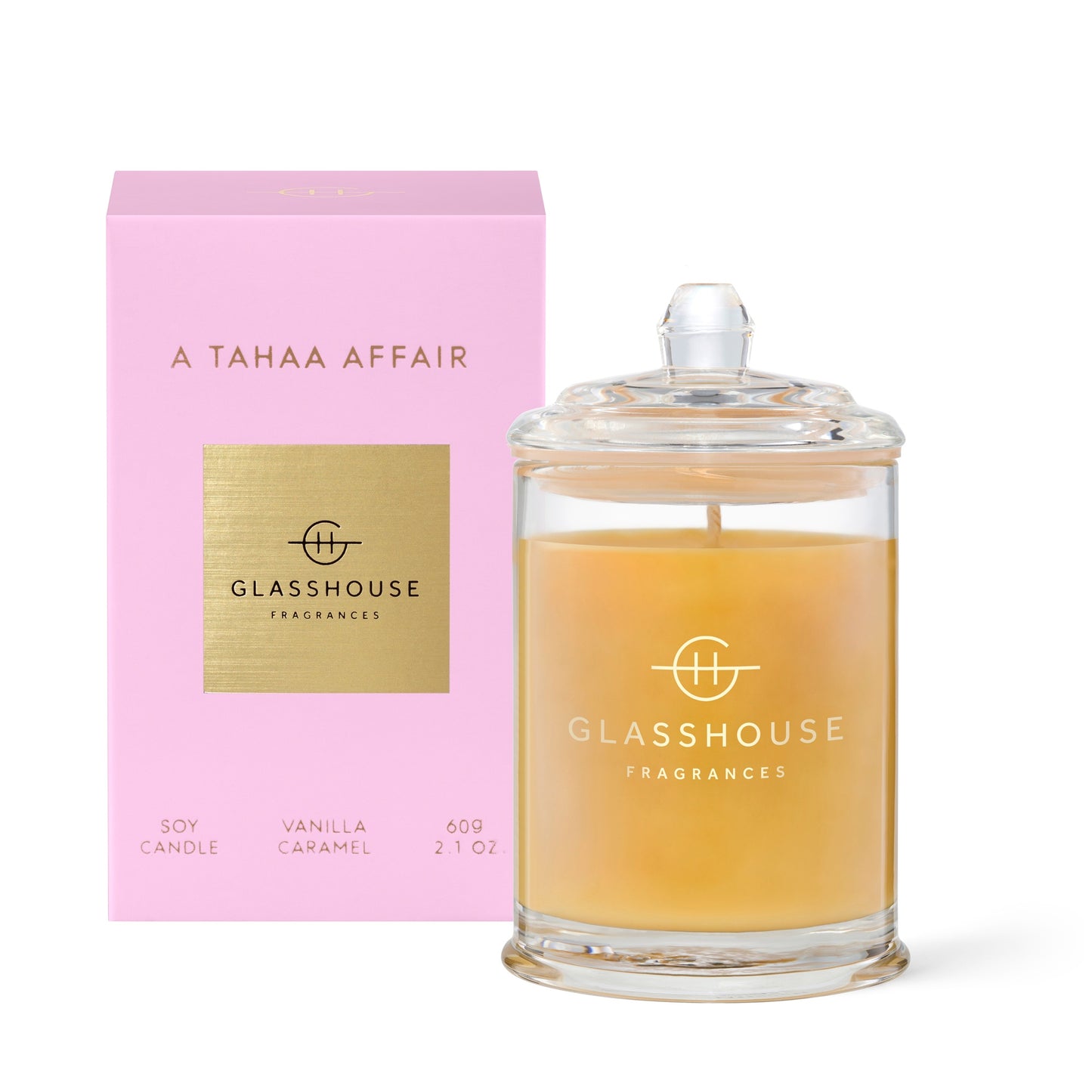 A Tahaa Affair Soy Candle - Vanilla Caramel - 60g