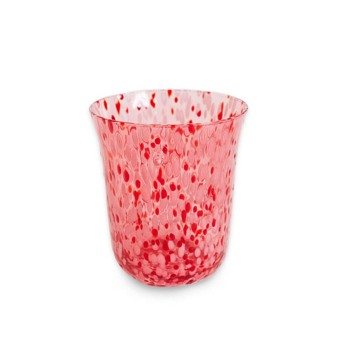 Sweetheart Speckle Tumbler Glass - Set of 2