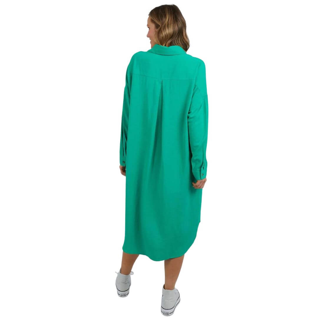 Georgie Shirt Dress - Green