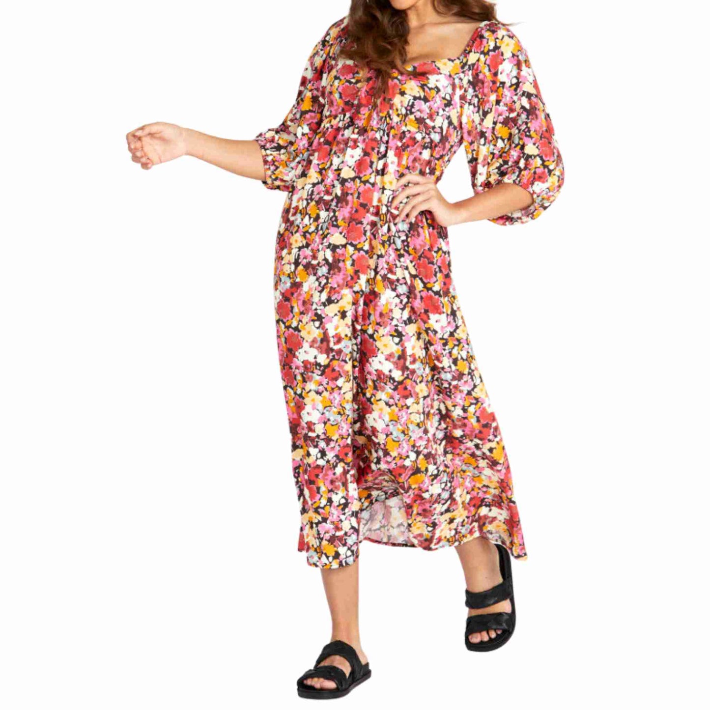 Arabella Maxi Dress - Flower Print