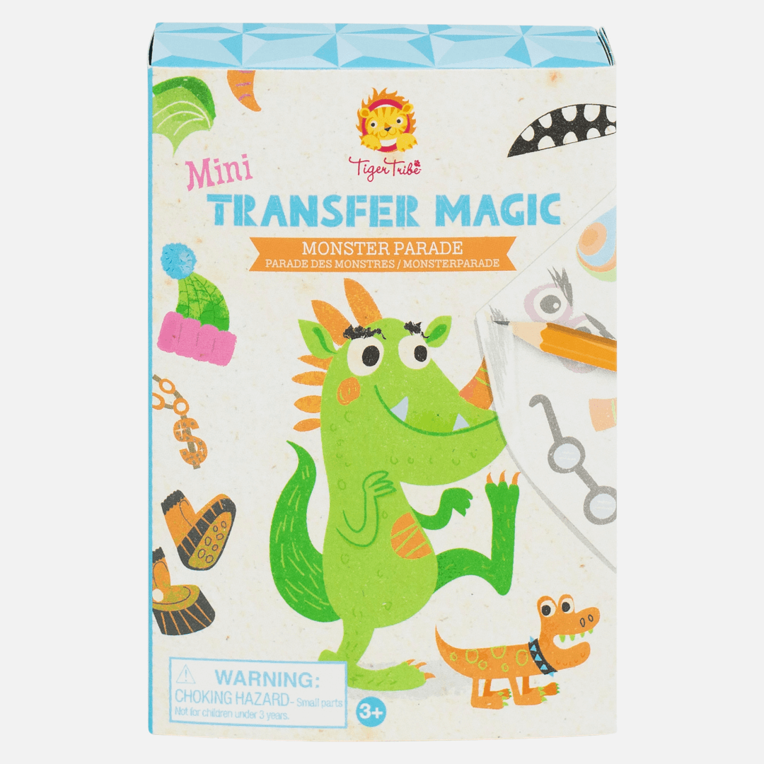 Containing all you need for some mess free fun, the Monsters Parade Mini Transfer Magic Set from Tiger Tribe is perfect for keeping the kiddos occupied.