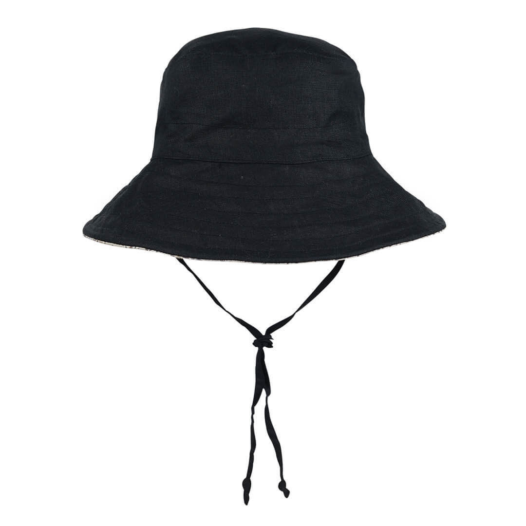 Kids Reversible Sun Hat - Terrazzo / Ebony